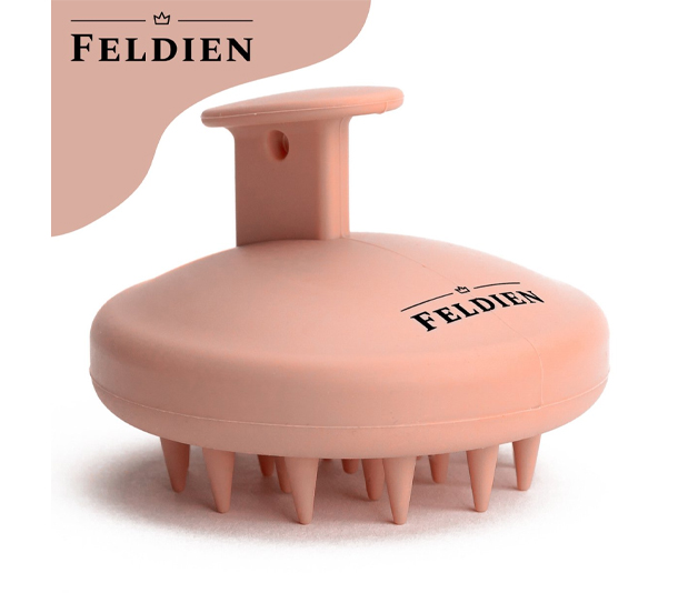 FELDIEN Haarborstel Beige, scalp massager