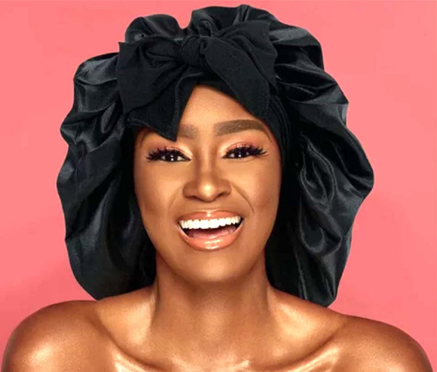 Xaria Bonnet – Slaapmuts Satijn Met Verstelbaar Elastische Hoofdband